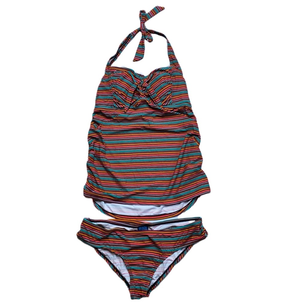 Motherhood Maternity Beach Bump Tankini